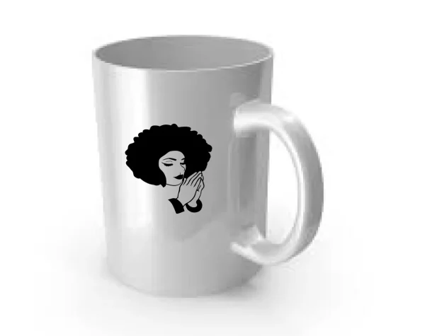 Afro Women Praying Wall Art – Spiritual Black Girl Magic Print (JPG | PNG | PDF) - Image 2